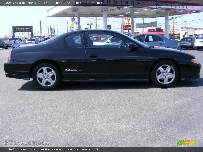 Black / Ebony Black 2004 Chevrolet Monte Carlo Supercharged SS
