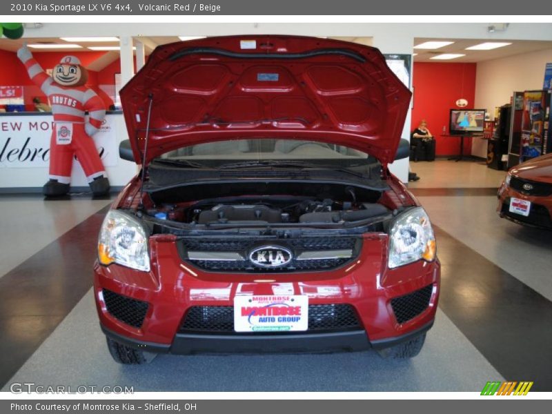 Volcanic Red / Beige 2010 Kia Sportage LX V6 4x4