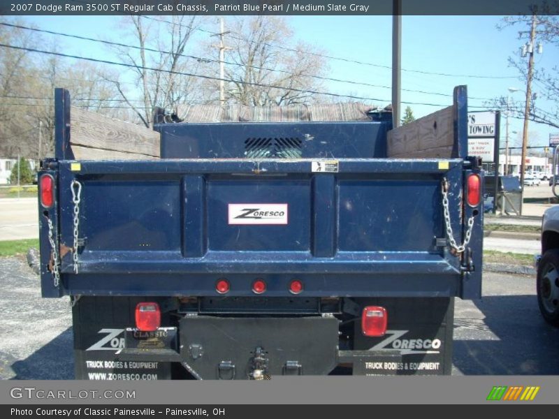 Patriot Blue Pearl / Medium Slate Gray 2007 Dodge Ram 3500 ST Regular Cab Chassis