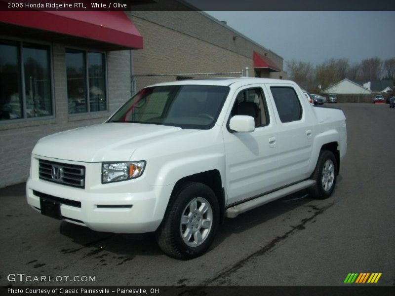 White / Olive 2006 Honda Ridgeline RTL