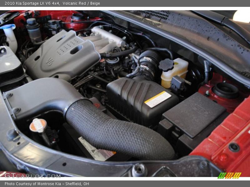Volcanic Red / Beige 2010 Kia Sportage LX V6 4x4