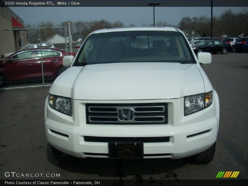 White / Olive 2006 Honda Ridgeline RTL