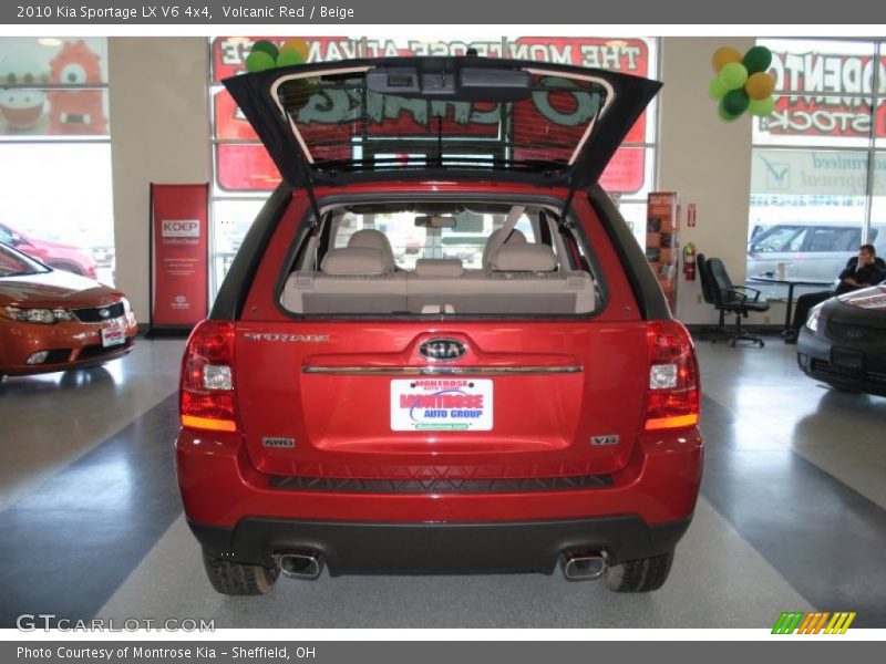Volcanic Red / Beige 2010 Kia Sportage LX V6 4x4