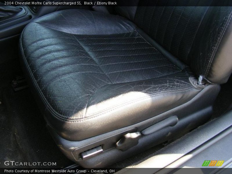 Black / Ebony Black 2004 Chevrolet Monte Carlo Supercharged SS