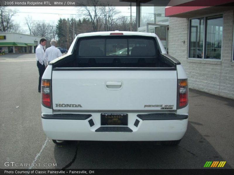 White / Olive 2006 Honda Ridgeline RTL