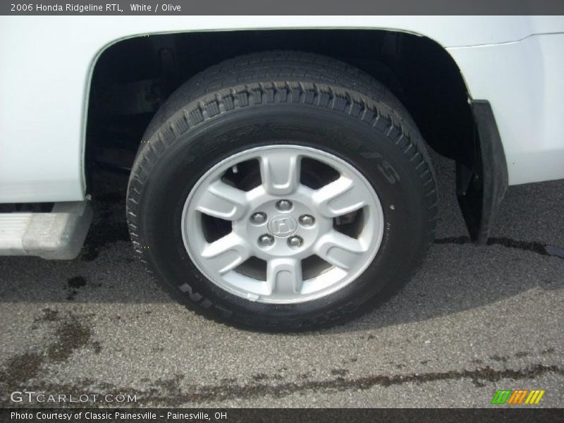 White / Olive 2006 Honda Ridgeline RTL