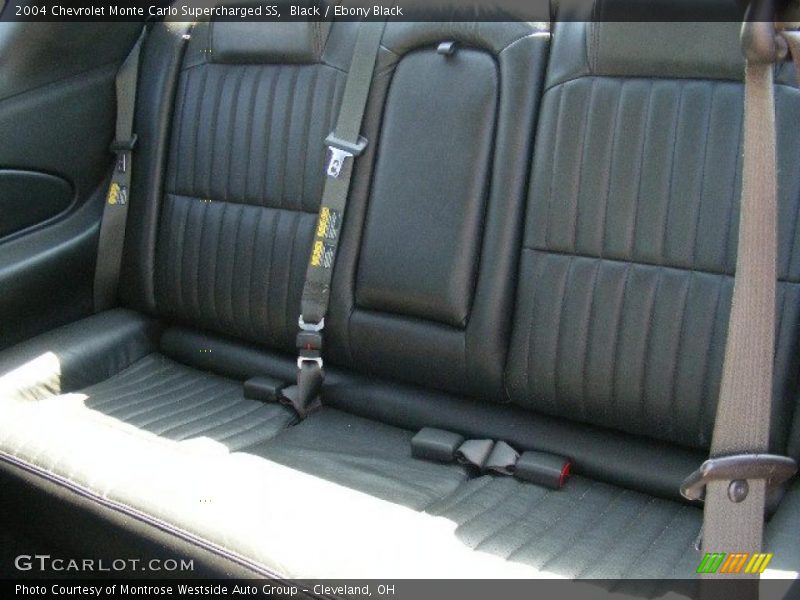 Black / Ebony Black 2004 Chevrolet Monte Carlo Supercharged SS