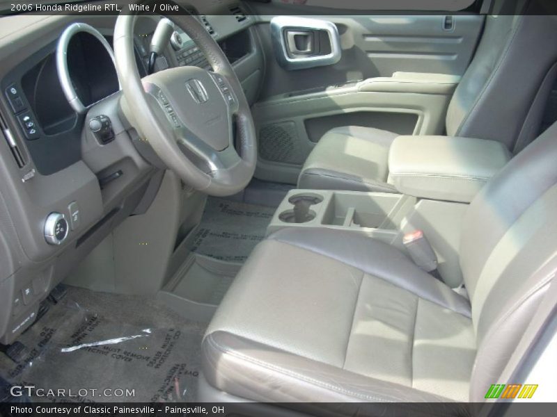 White / Olive 2006 Honda Ridgeline RTL