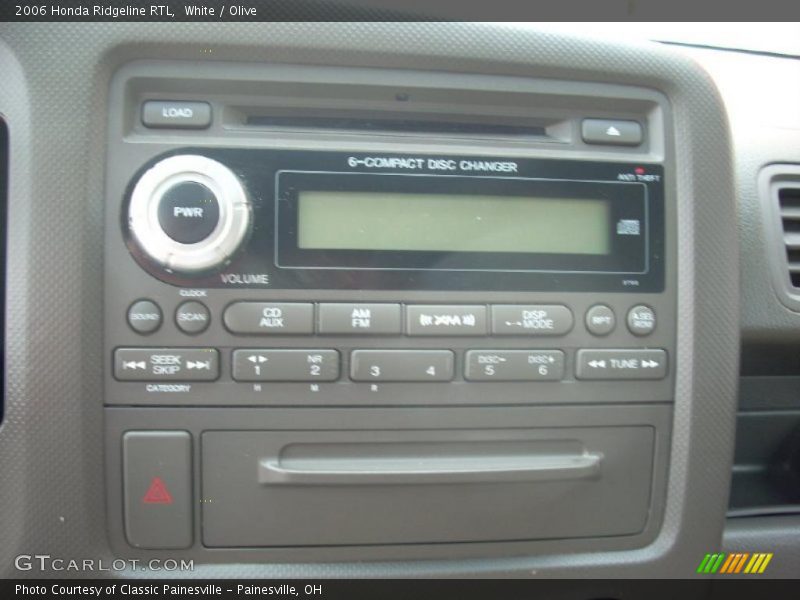 White / Olive 2006 Honda Ridgeline RTL