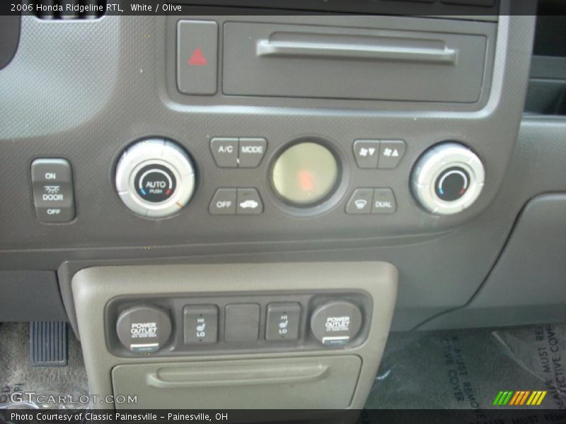 White / Olive 2006 Honda Ridgeline RTL