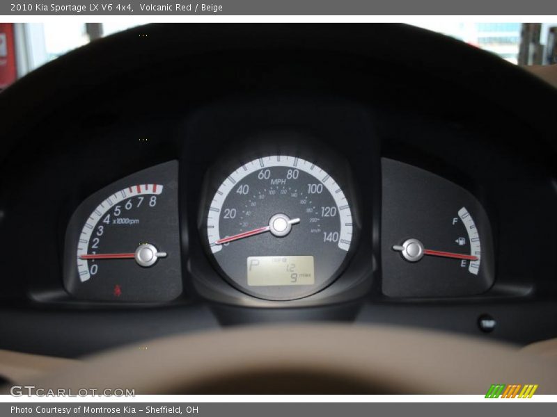 Volcanic Red / Beige 2010 Kia Sportage LX V6 4x4