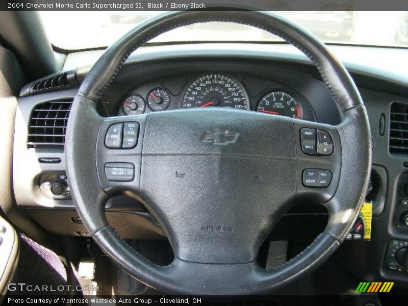 Black / Ebony Black 2004 Chevrolet Monte Carlo Supercharged SS