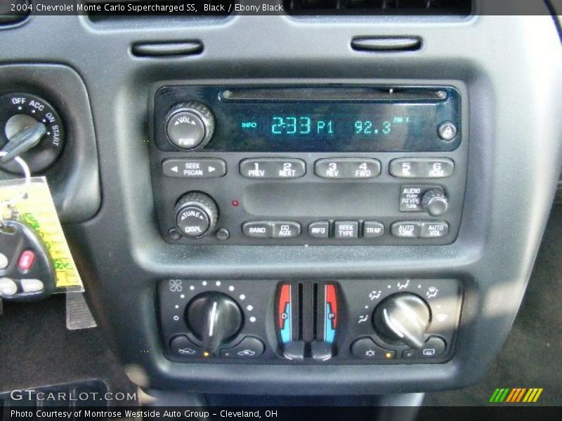 Black / Ebony Black 2004 Chevrolet Monte Carlo Supercharged SS