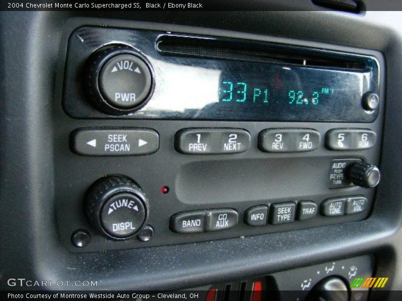 Black / Ebony Black 2004 Chevrolet Monte Carlo Supercharged SS