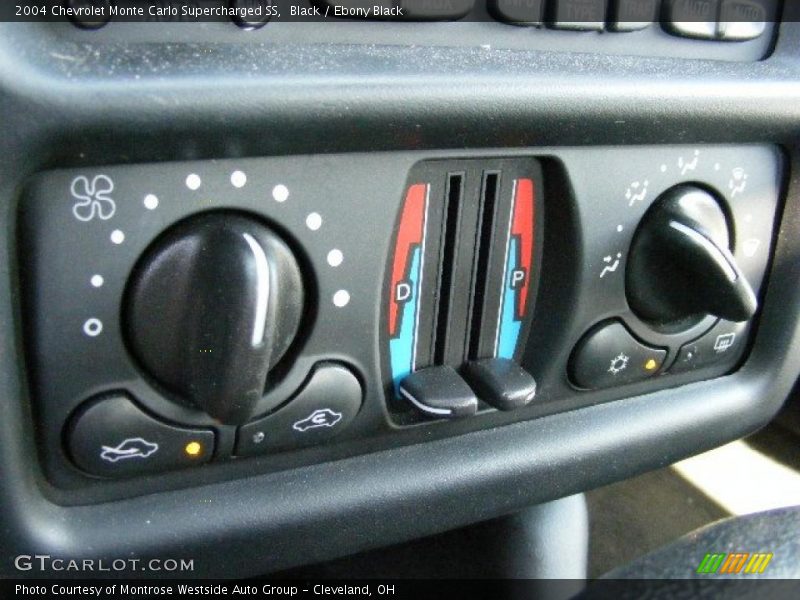 Black / Ebony Black 2004 Chevrolet Monte Carlo Supercharged SS