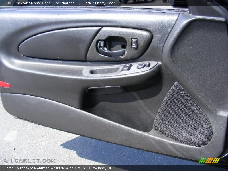 Black / Ebony Black 2004 Chevrolet Monte Carlo Supercharged SS