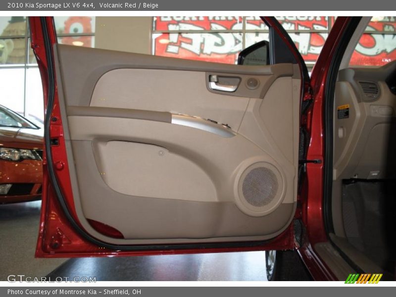 Volcanic Red / Beige 2010 Kia Sportage LX V6 4x4