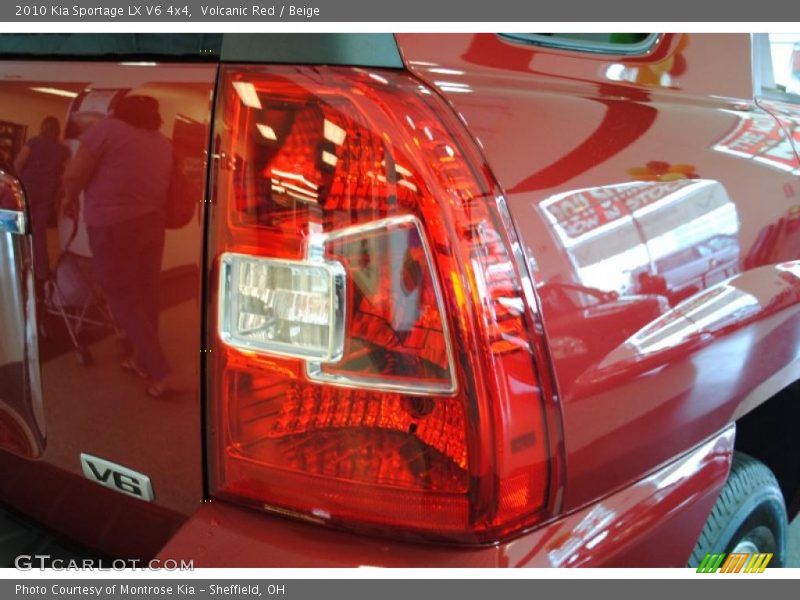 Volcanic Red / Beige 2010 Kia Sportage LX V6 4x4