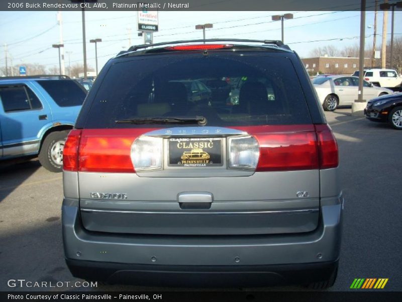 Platinum Metallic / Neutral 2006 Buick Rendezvous CXL AWD