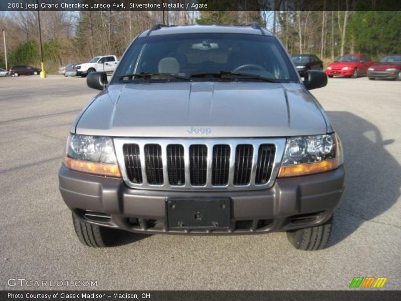 Silverstone Metallic / Agate 2001 Jeep Grand Cherokee Laredo 4x4