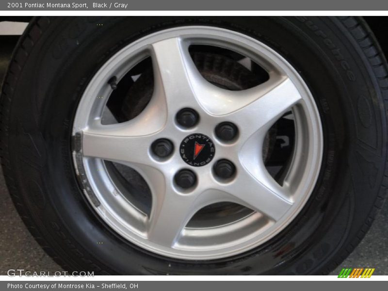 Black / Gray 2001 Pontiac Montana Sport