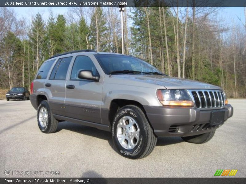 Silverstone Metallic / Agate 2001 Jeep Grand Cherokee Laredo 4x4