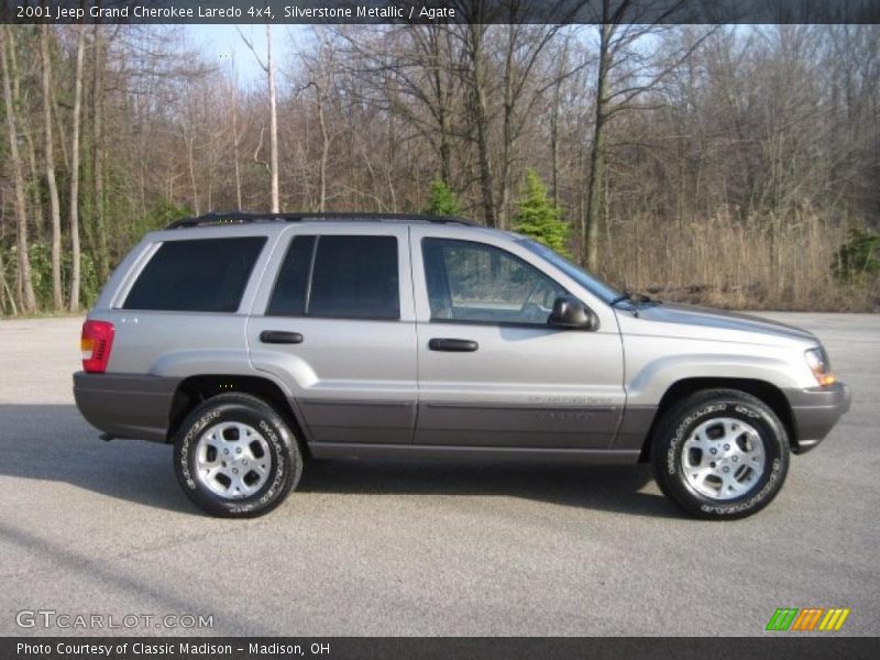 Silverstone Metallic / Agate 2001 Jeep Grand Cherokee Laredo 4x4