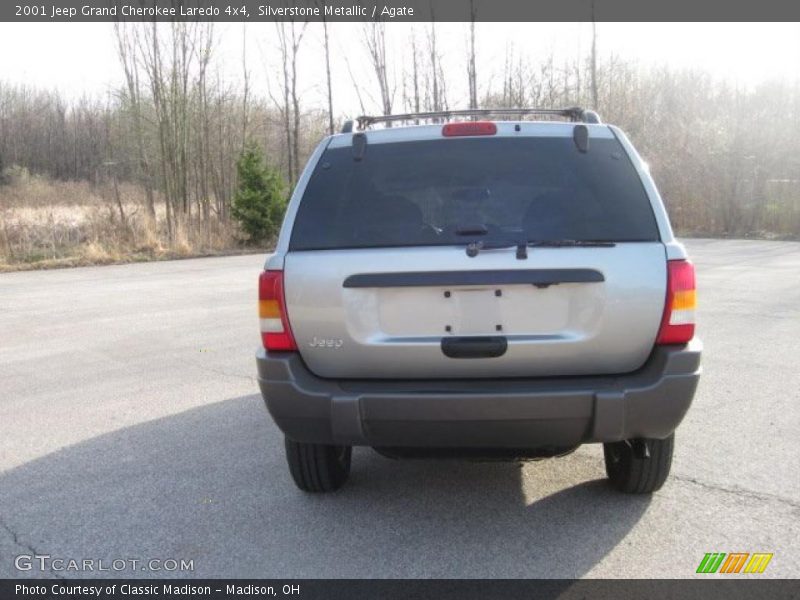 Silverstone Metallic / Agate 2001 Jeep Grand Cherokee Laredo 4x4