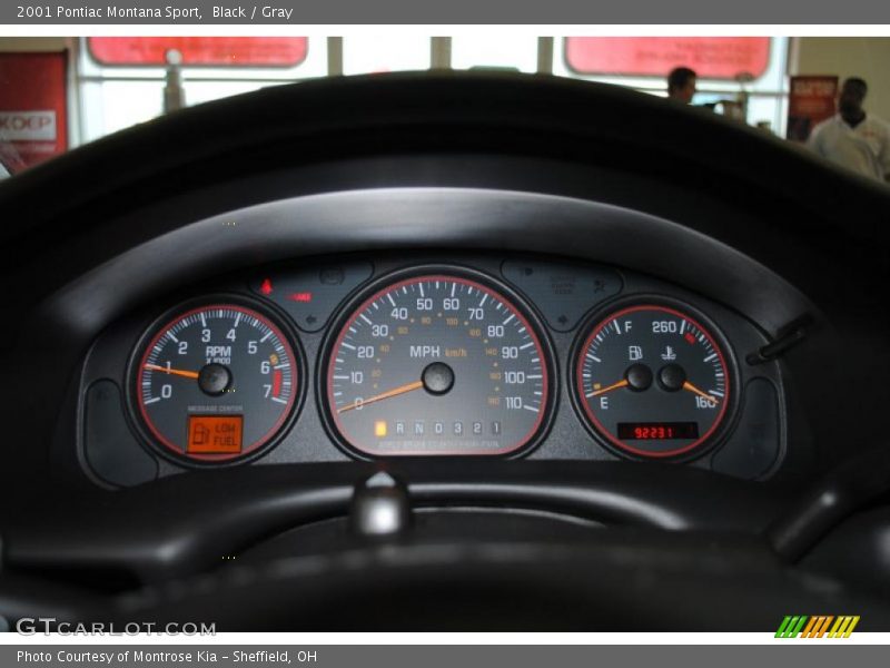 Black / Gray 2001 Pontiac Montana Sport