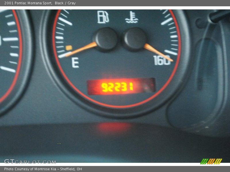 Black / Gray 2001 Pontiac Montana Sport