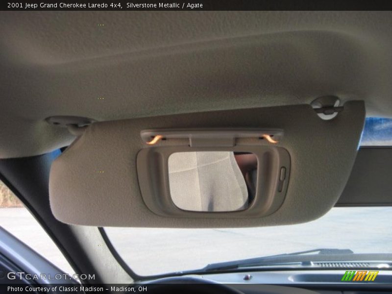 Silverstone Metallic / Agate 2001 Jeep Grand Cherokee Laredo 4x4