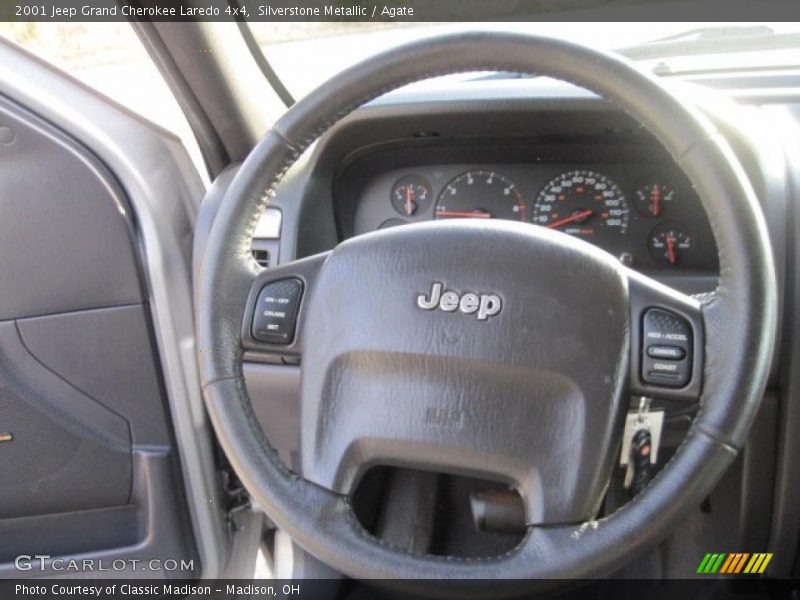 Silverstone Metallic / Agate 2001 Jeep Grand Cherokee Laredo 4x4