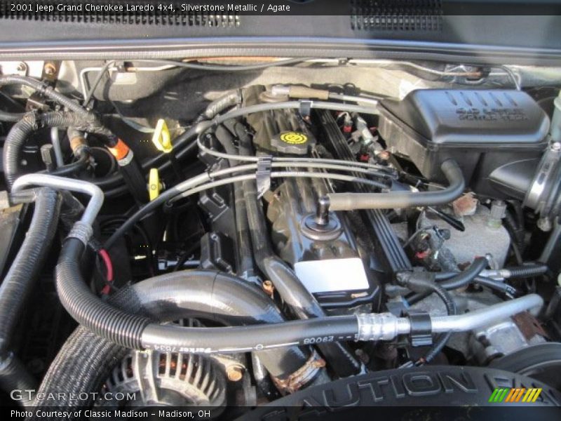 Silverstone Metallic / Agate 2001 Jeep Grand Cherokee Laredo 4x4