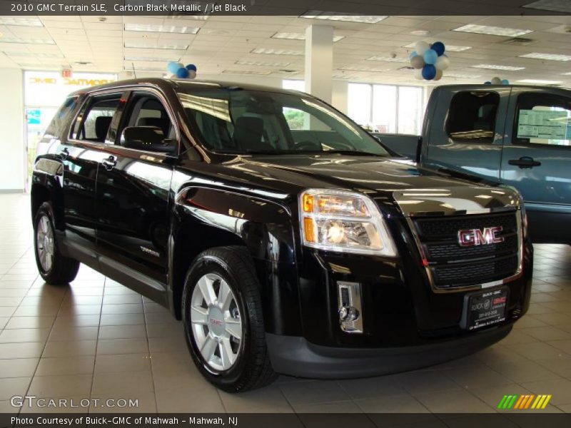 Carbon Black Metallic / Jet Black 2010 GMC Terrain SLE