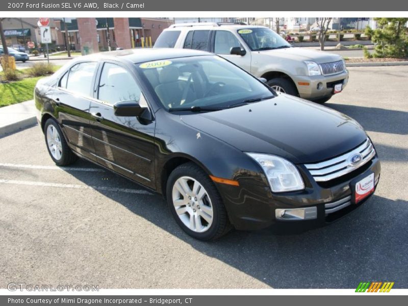 Black / Camel 2007 Ford Fusion SEL V6 AWD