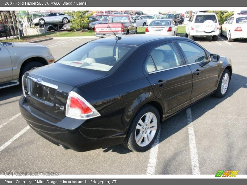 Black / Camel 2007 Ford Fusion SEL V6 AWD