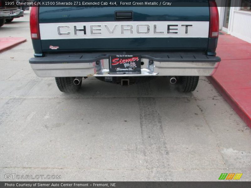 Forest Green Metallic / Gray 1995 Chevrolet C/K K1500 Silverado Z71 Extended Cab 4x4