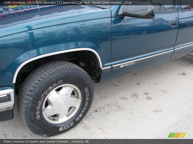 Forest Green Metallic / Gray 1995 Chevrolet C/K K1500 Silverado Z71 Extended Cab 4x4