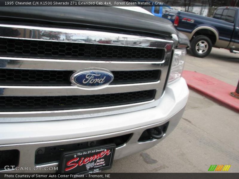 Forest Green Metallic / Gray 1995 Chevrolet C/K K1500 Silverado Z71 Extended Cab 4x4