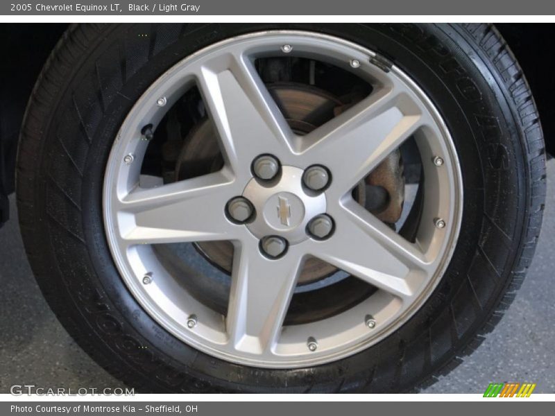 Black / Light Gray 2005 Chevrolet Equinox LT