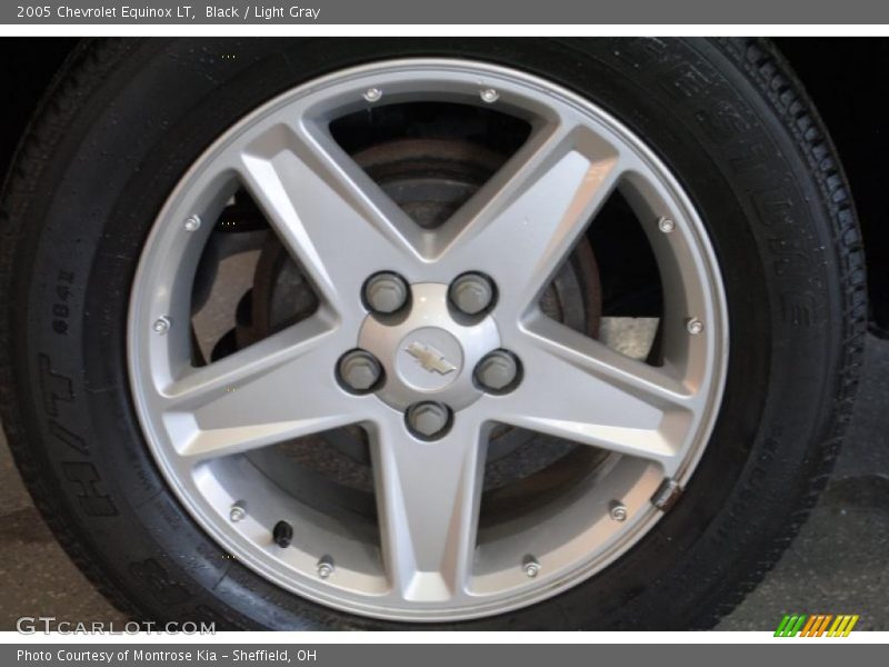 Black / Light Gray 2005 Chevrolet Equinox LT