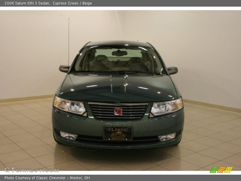 Cypress Green / Beige 2006 Saturn ION 3 Sedan