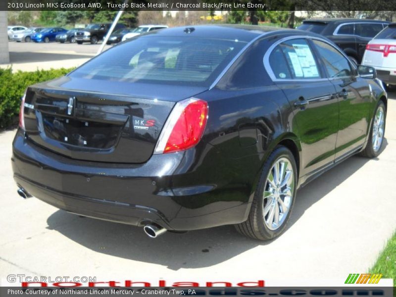 Tuxedo Black Metallic / Charcoal Black/Fine Line Ebony 2010 Lincoln MKS EcoBoost AWD