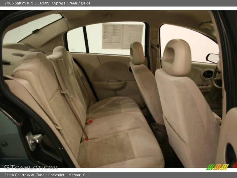 Cypress Green / Beige 2006 Saturn ION 3 Sedan