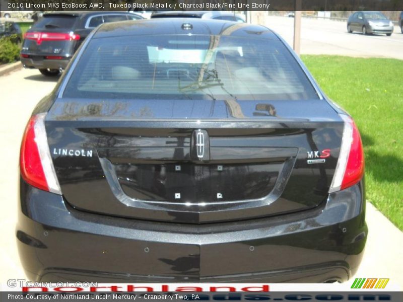 Tuxedo Black Metallic / Charcoal Black/Fine Line Ebony 2010 Lincoln MKS EcoBoost AWD