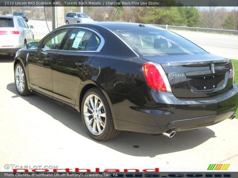 Tuxedo Black Metallic / Charcoal Black/Fine Line Ebony 2010 Lincoln MKS EcoBoost AWD