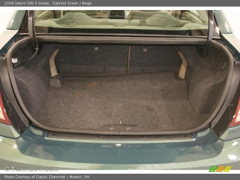 Cypress Green / Beige 2006 Saturn ION 3 Sedan
