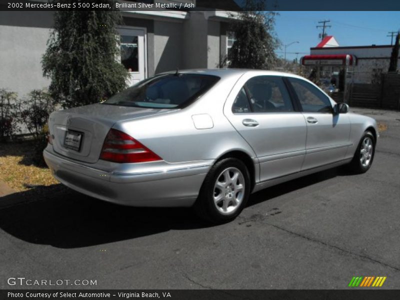 Brilliant Silver Metallic / Ash 2002 Mercedes-Benz S 500 Sedan