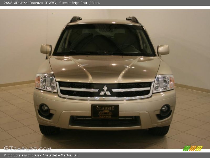 Canyon Beige Pearl / Black 2008 Mitsubishi Endeavor SE AWD