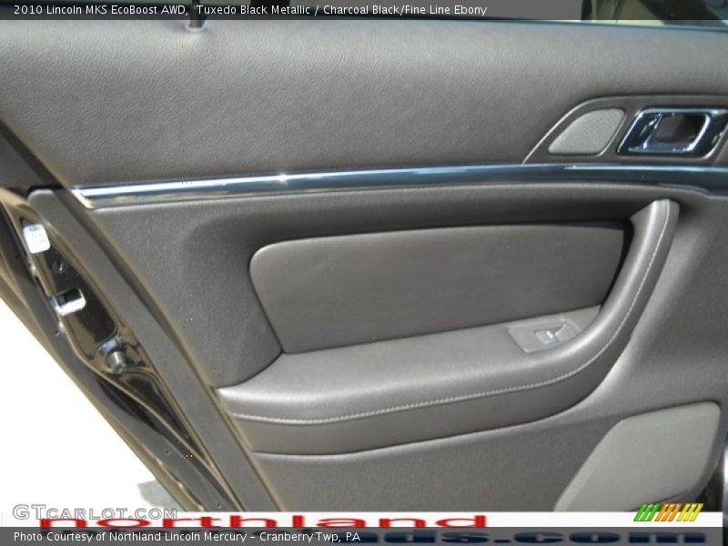 Tuxedo Black Metallic / Charcoal Black/Fine Line Ebony 2010 Lincoln MKS EcoBoost AWD